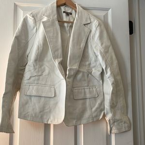 Roz &Ali pleather jacket womens L